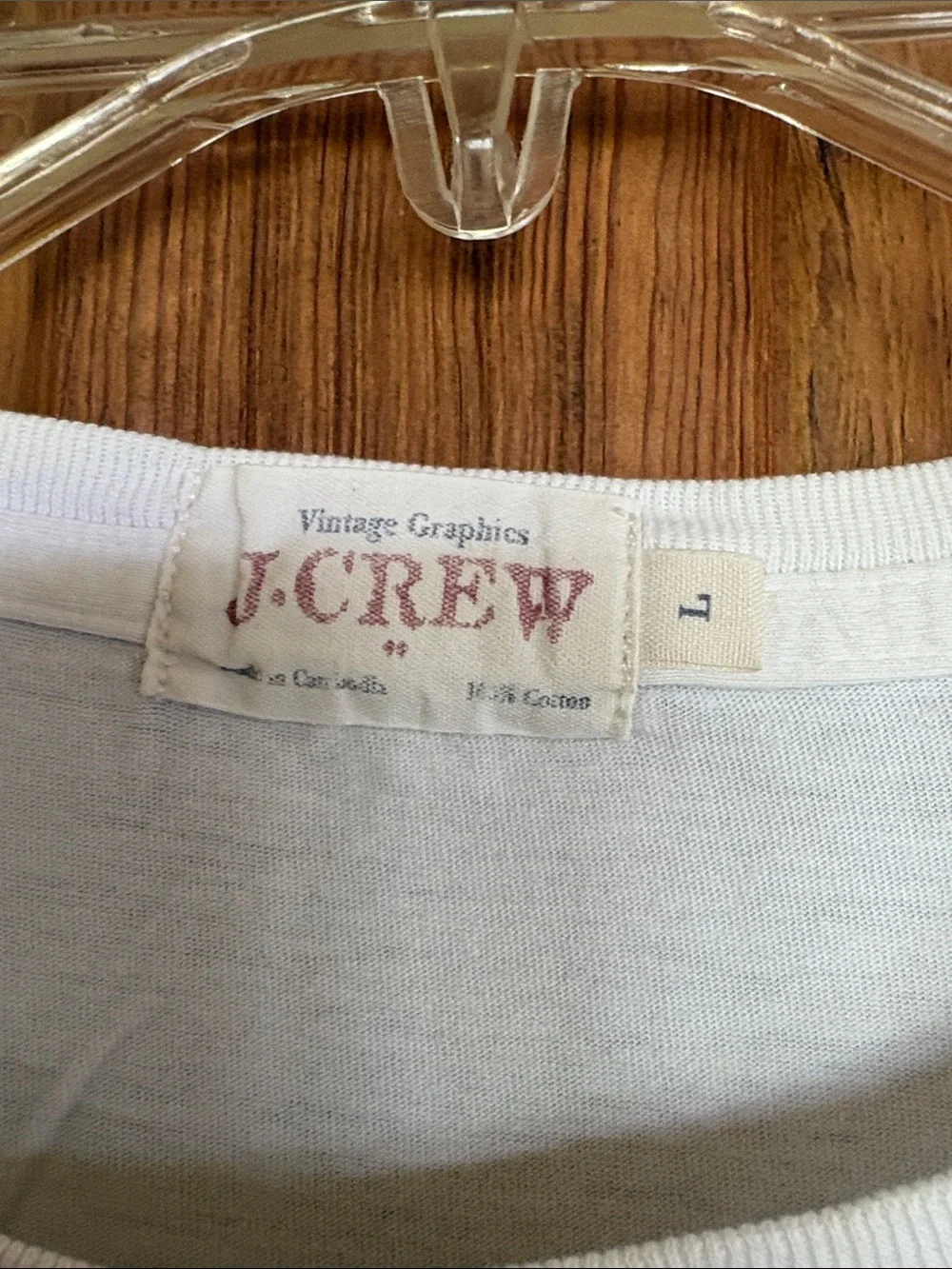 J. Crew vintage White Ringside Club Graphic Tee